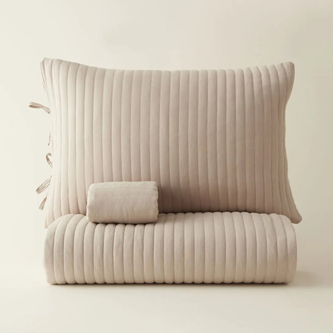 Karaca Home Elie – Dobbeltseng Sengetæppe 230x240 cm - Beige - Løven Home