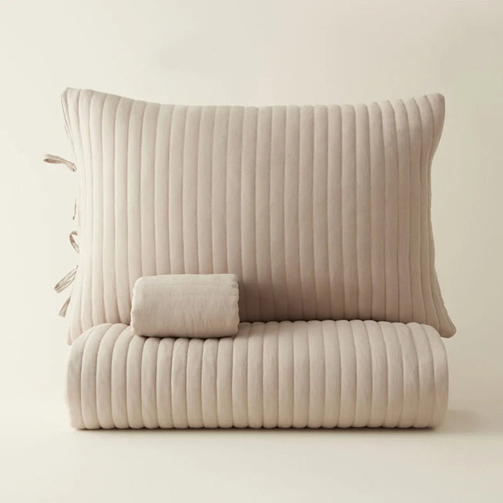 Karaca Home Elie – Dobbeltseng Sengetæppe 230x240 cm - Beige - Løven Home