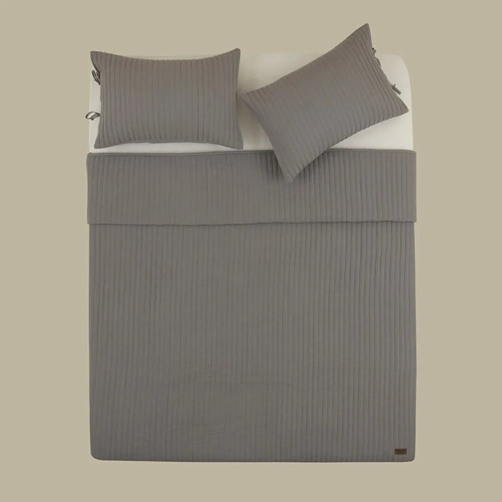 Karaca Home Elie – Dobbeltseng Sengetæppe 230x240 cm - Grå - Løven Home