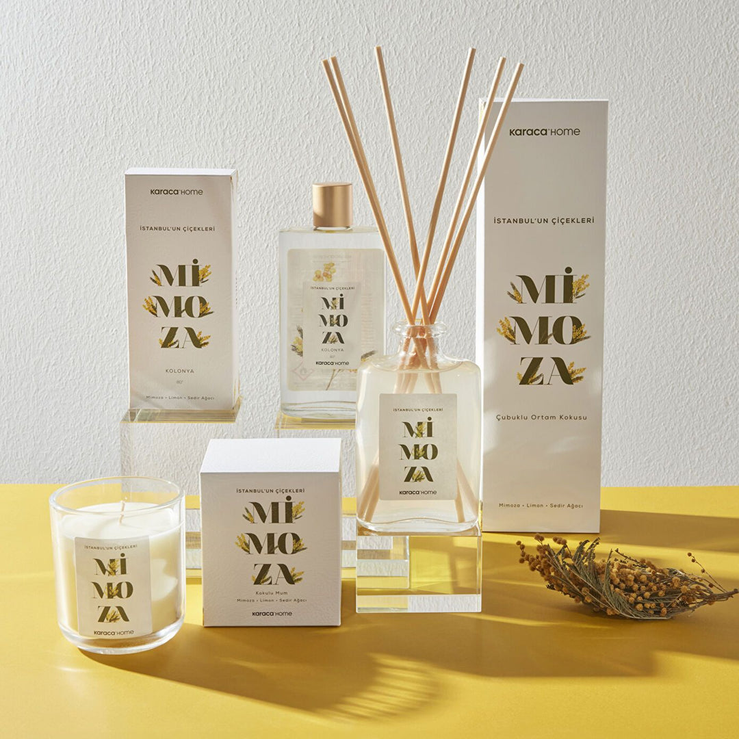 Karaca Home Istanbul Blomsterserie Cologne – Mimosa, 200 ml - Løven Home