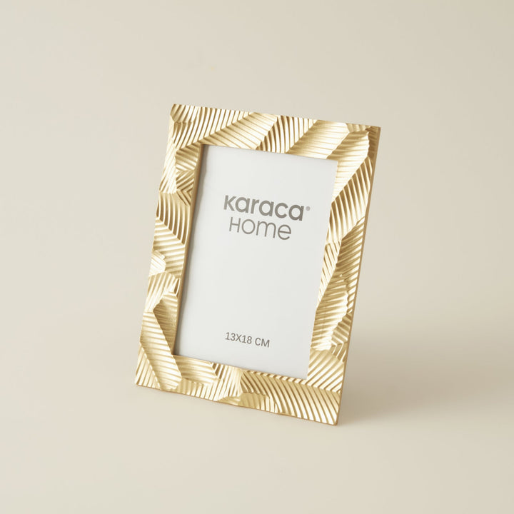 Karaca Home Lana Fotoramme – 17,8 × 22,8 cm - Guld - Løven Home