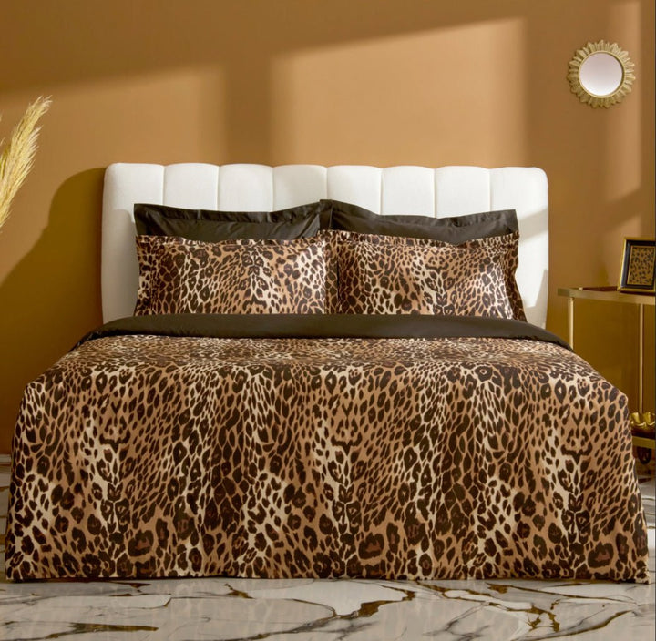 Karaca Home Leovina Dobbeltseng - Sengetøj – Brun - Løven Home