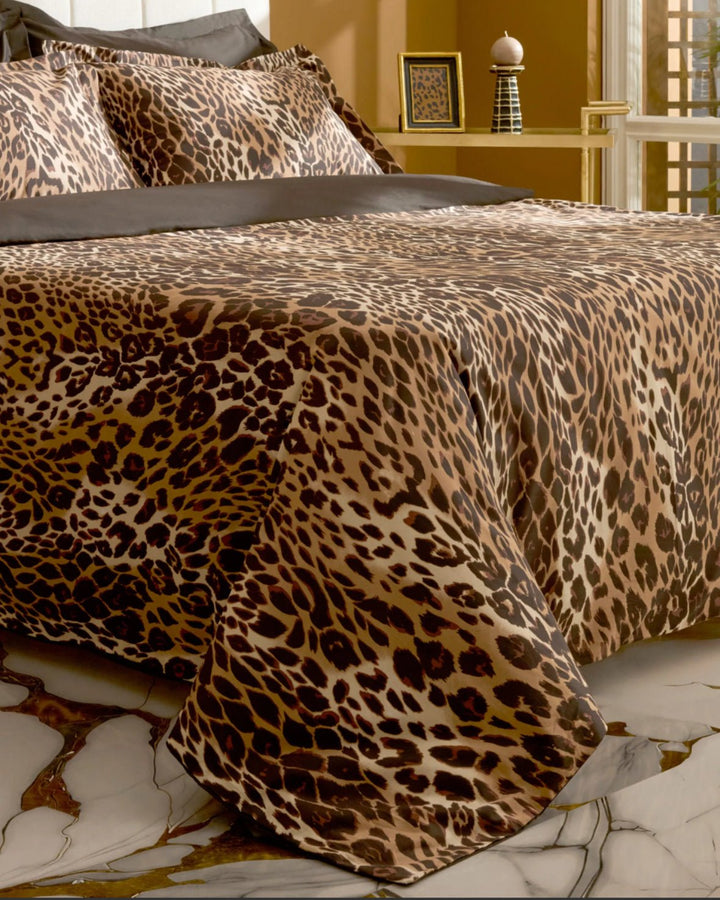 Karaca Home Leovina Dobbeltseng - Sengetøj – Brun - Løven Home