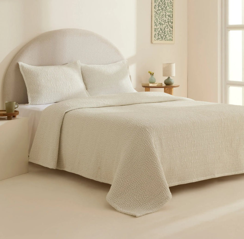 Karaca Home Linda dobbeltseng - overkast – Mint - Løven Home