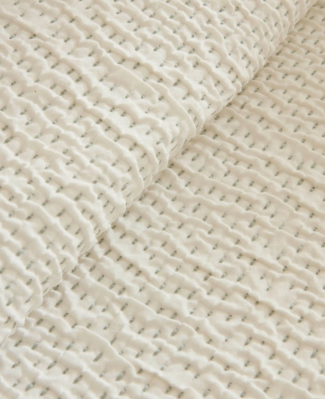 Karaca Home Linda dobbeltseng - overkast – Mint - Løven Home