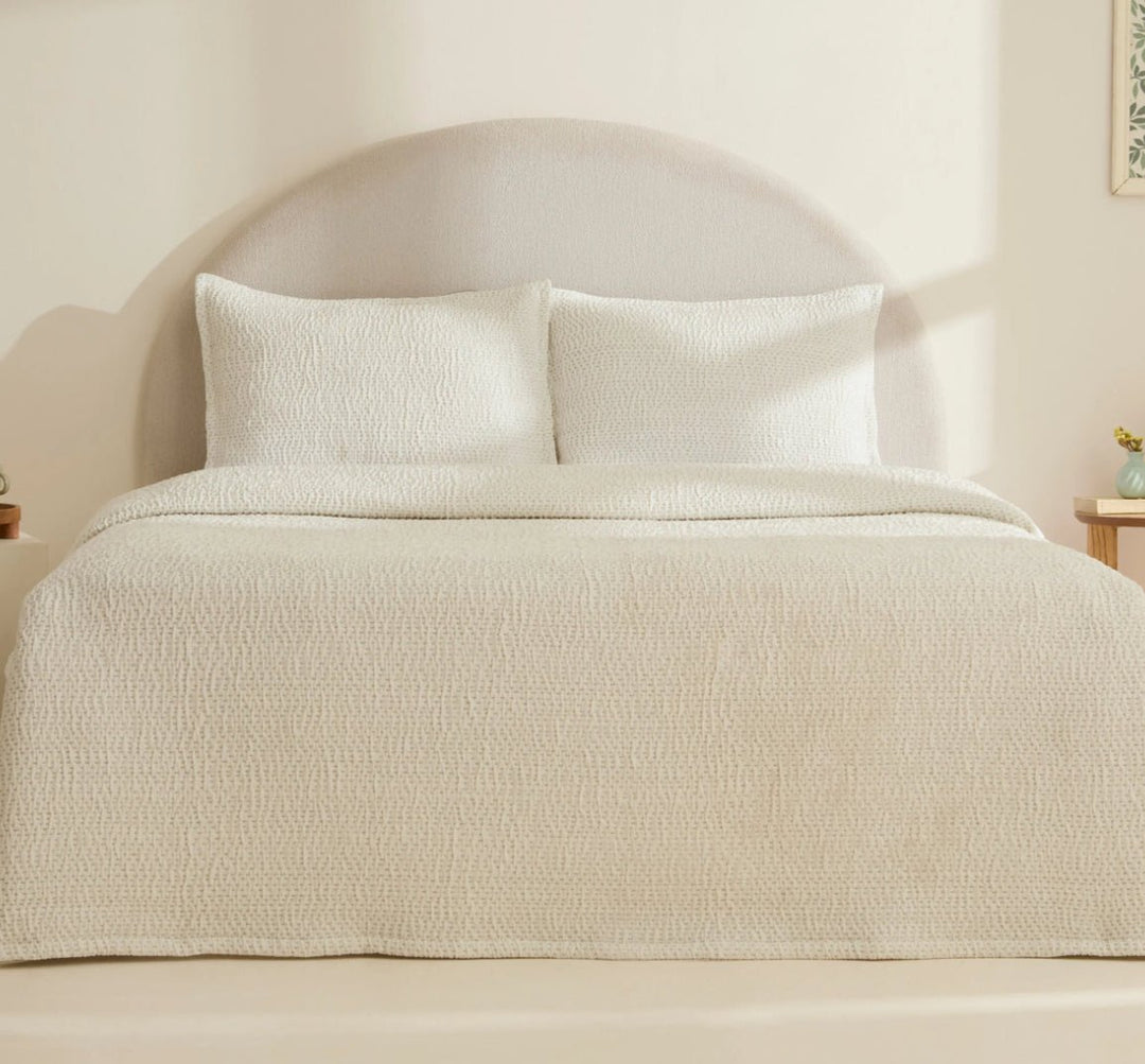 Karaca Home Linda dobbeltseng - overkast – Mint - Løven Home