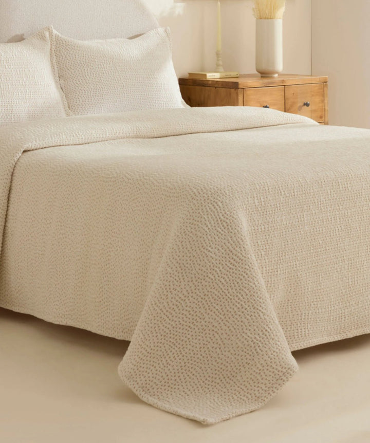 Karaca Home Linda Dobbeltseng - Overtræk – Beige - Løven Home