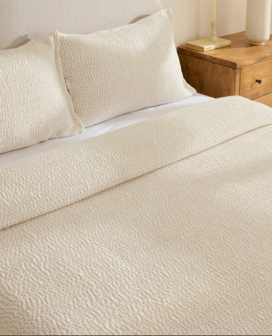 Karaca Home Linda Dobbeltseng - Overtræk – Beige - Løven Home