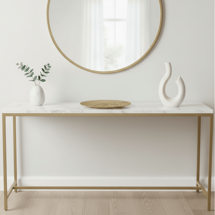 Karaca Home Lindy Dekorativt Glasfad/Dækkeserviet – Guld - 33 cm - Løven Home