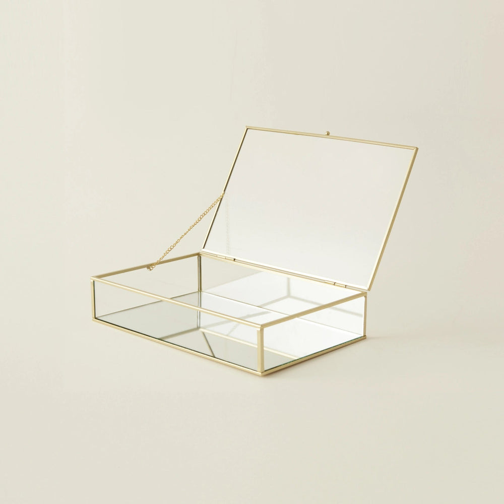 Karaca Home Magic dekorativ opbevaringsboks – 28 × 18 × 6 cm - Løven Home