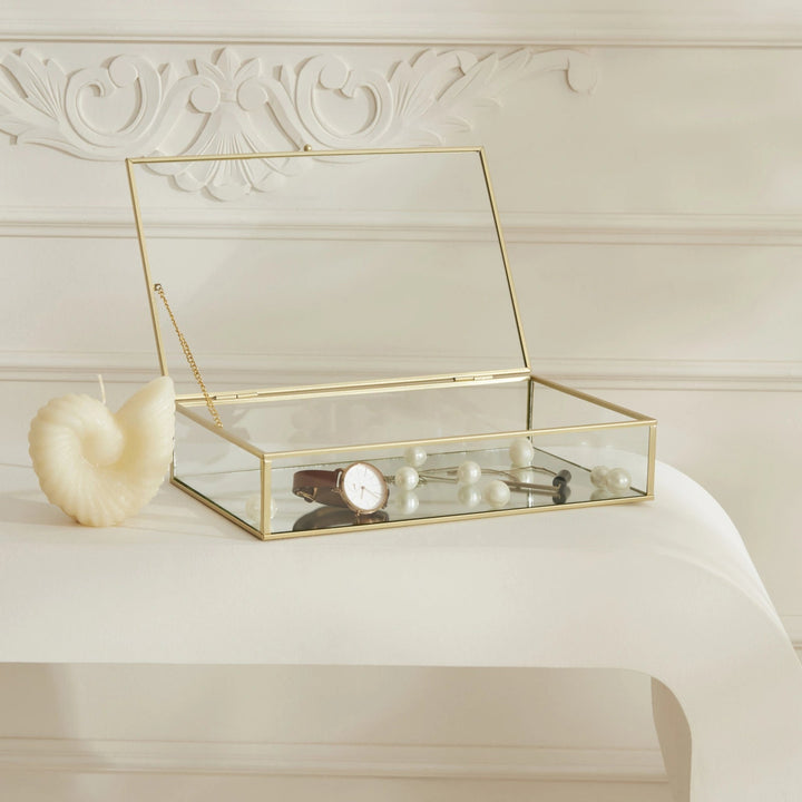 Karaca Home Magic dekorativ opbevaringsboks – 28 × 18 × 6 cm - Løven Home