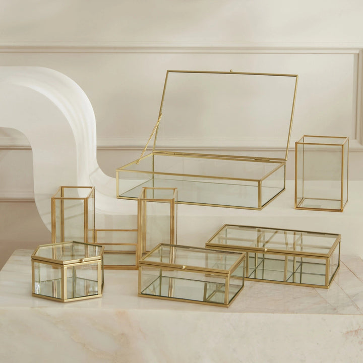 Karaca Home Magic dekorativ opbevaringsboks – 28 × 18 × 6 cm - Løven Home