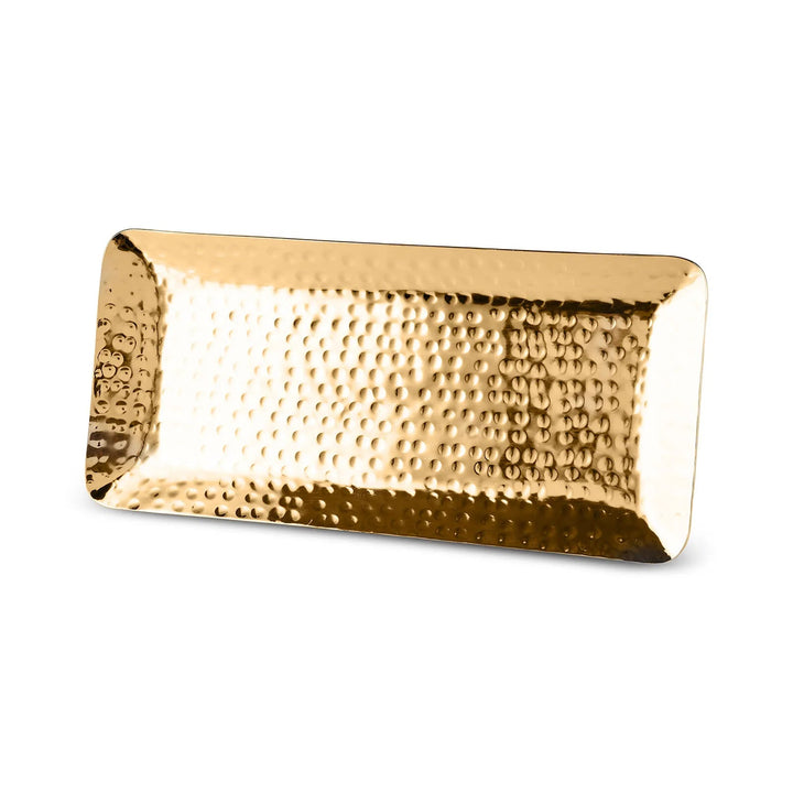 Karaca Home - New Year - Loren - Dekorativ Bakke – Guld – 33 × 15 cm - Løven Home