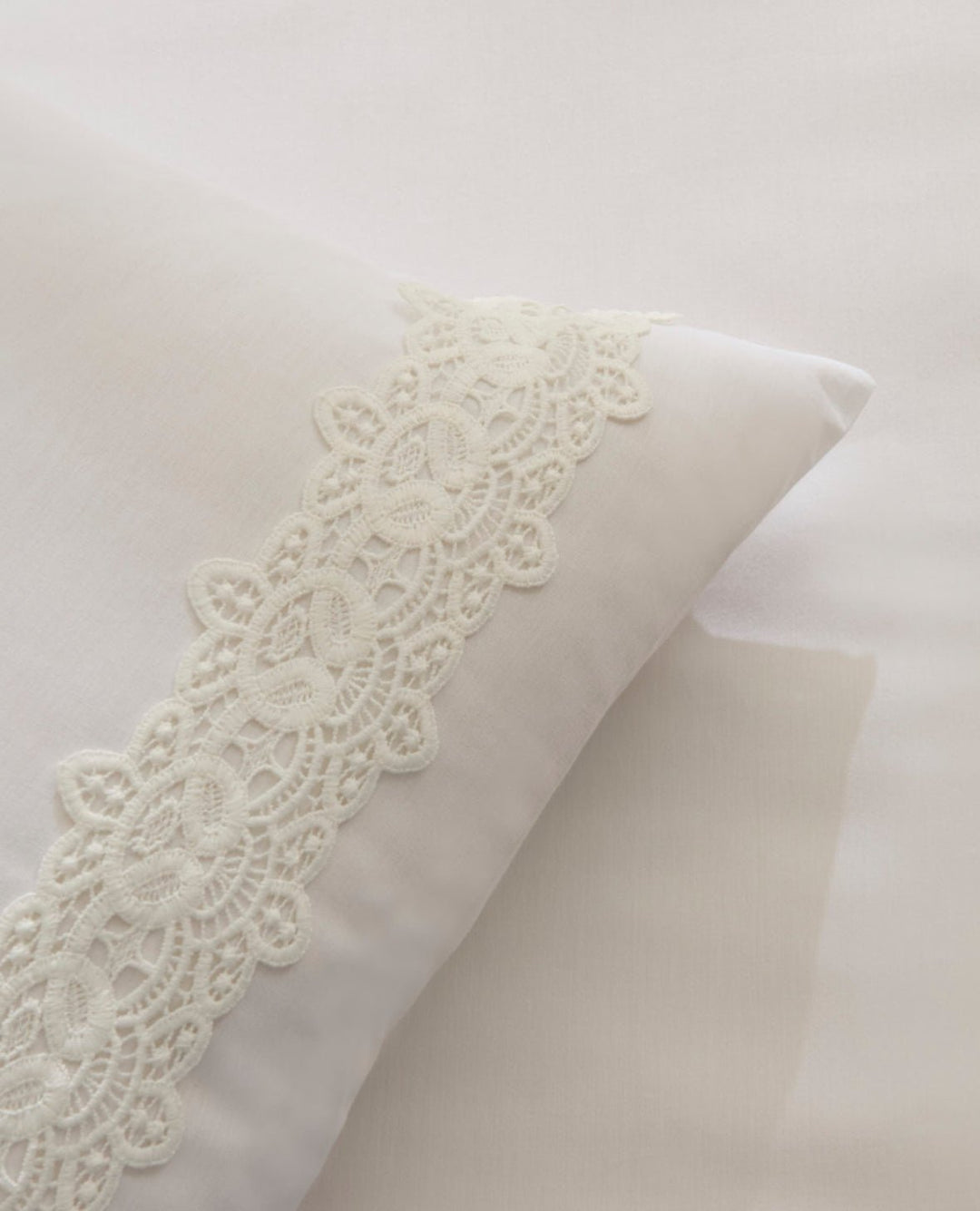 Karaca Home Nuvia Guipure Dobbeltseng - Sengetøj – Hvid - Løven Home