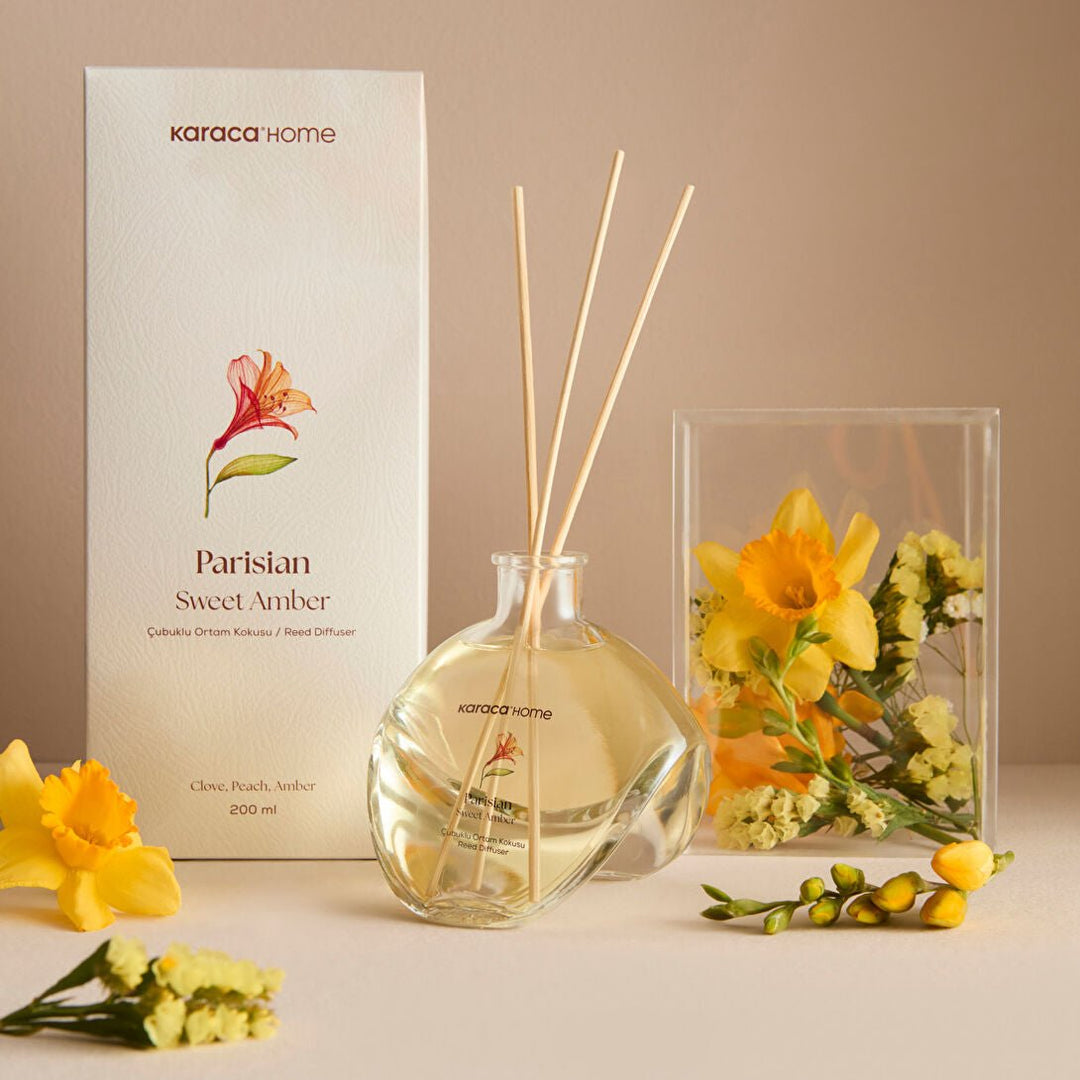 Karaca Home Parisian Sweet Amber Duft Diffuser m/Duftpinde – 200 ml - Løven Home