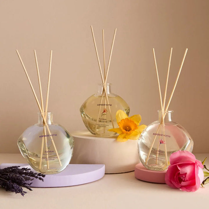 Karaca Home Parisian Sweet Rose Duftdiffuser m/Duftpinde – 200 ml - Løven Home