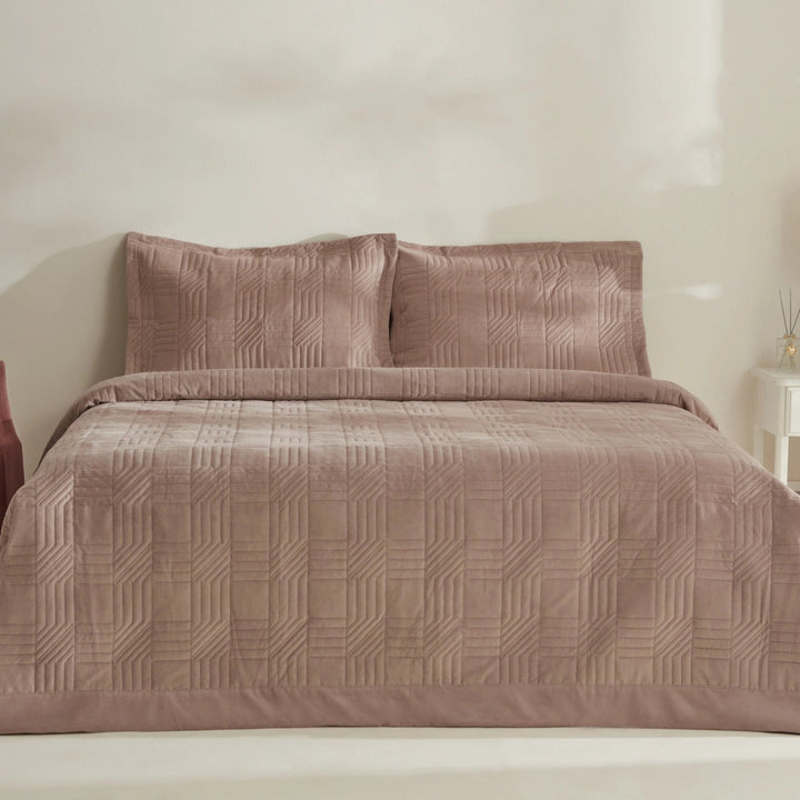 Karaca Home Sally Dobbeltseng - Overtræk – Gulkoral (Gul Kurusu) - Løven Home