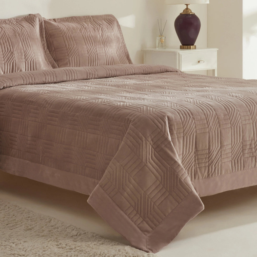 Karaca Home Sally Dobbeltseng - Overtræk – Gulkoral (Gul Kurusu) - Løven Home