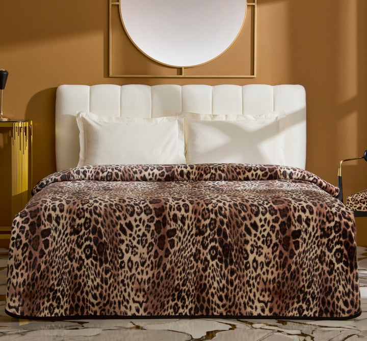 Karaca Home Savanna Dobbelttæppe – Brun - Løven Home