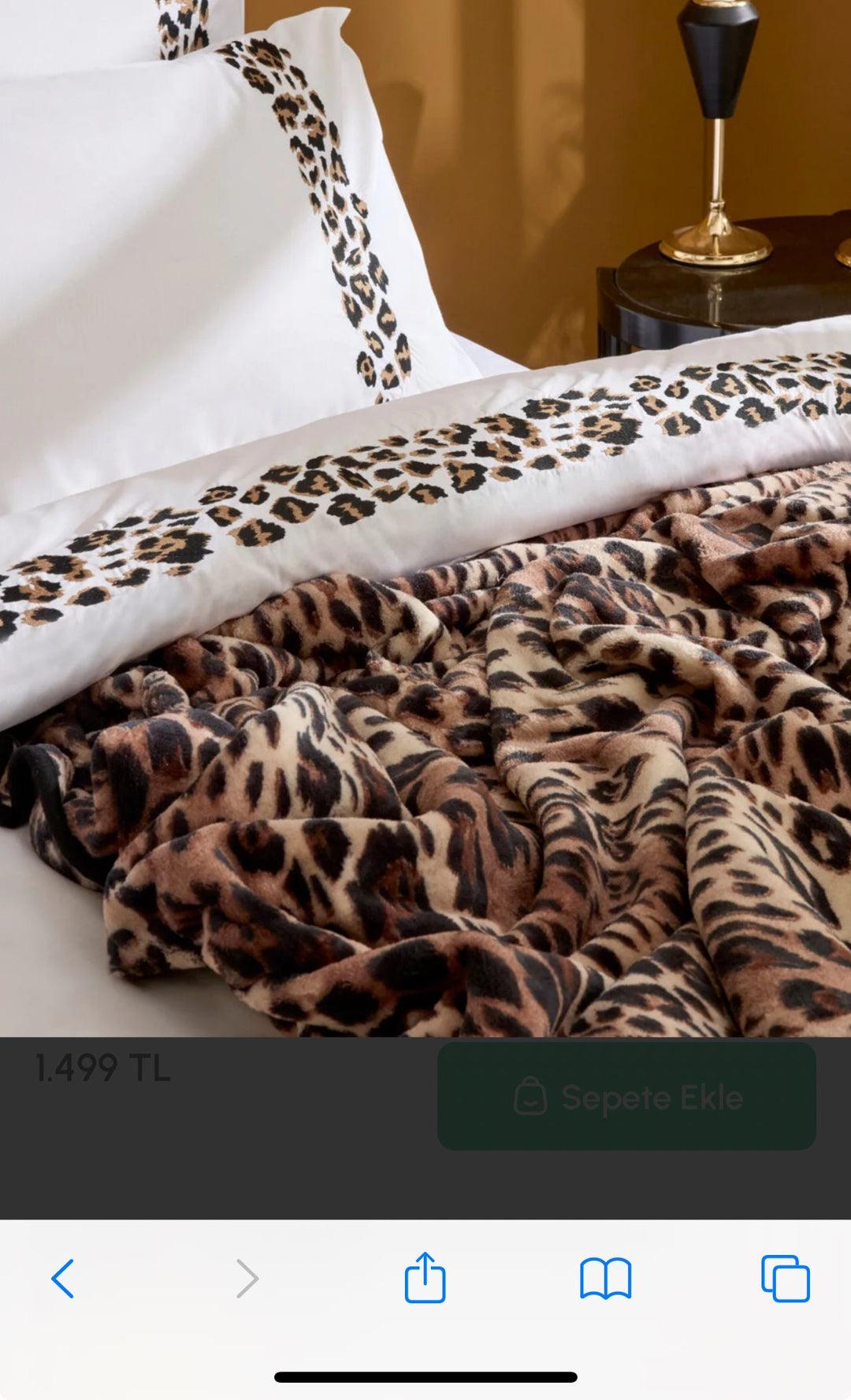 Karaca Home Savanna Dobbelttæppe – Brun - Løven Home