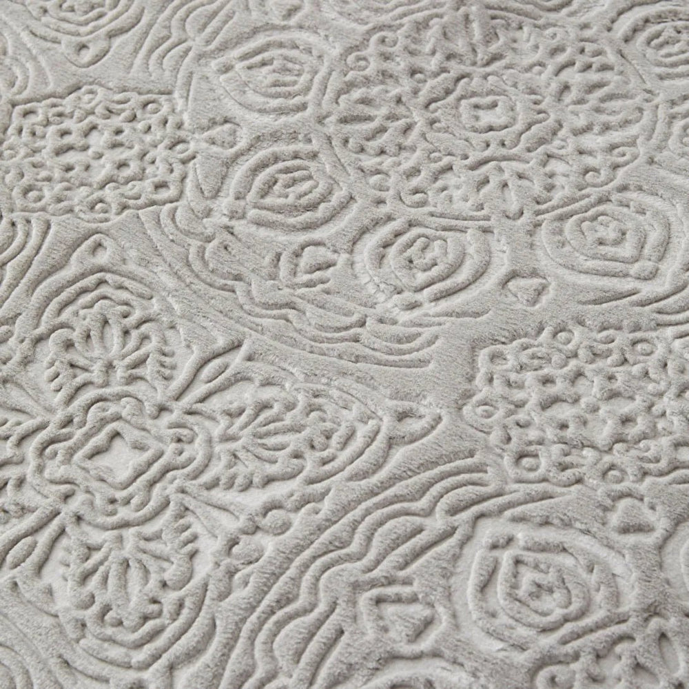 Karaca Home Scala Mink Embosy Sengetæppe | 200 × 220 cm | Dobbelt Sengetæppe - Løven Home