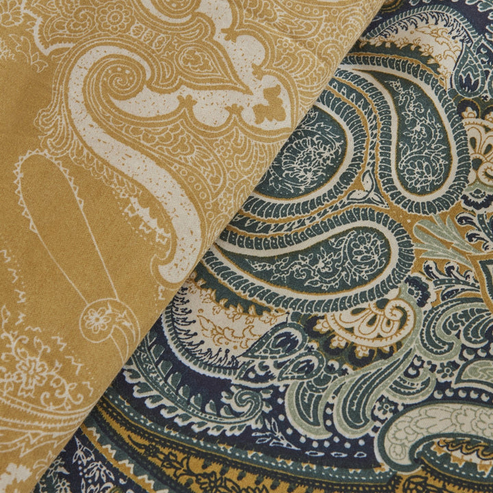 Karaca Home Sherie Dobbeltseng - Sengetøj – Grøn (Bomuldssatin) - Løven Home