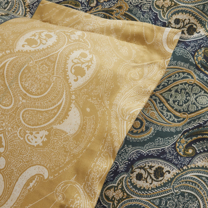 Karaca Home Sherie Dobbeltseng - Sengetøj – Grøn (Bomuldssatin) - Løven Home