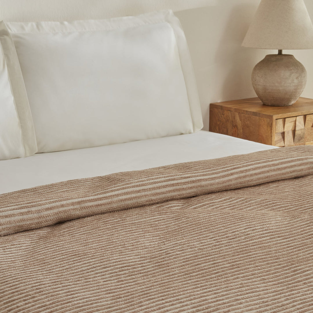 Karaca Home Sion Dobbelttæppe – Beige - Løven Home