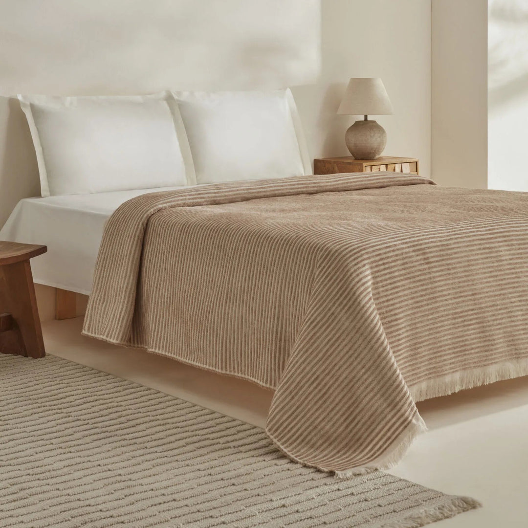 Karaca Home Sion Dobbelttæppe – Beige - Løven Home