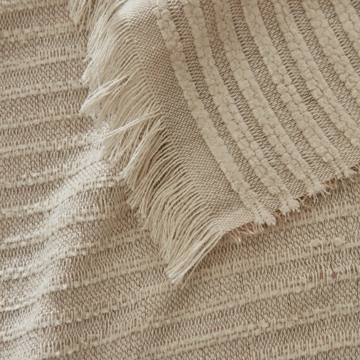 Karaca Home Sion Dobbelttæppe – Ekru - Løven Home