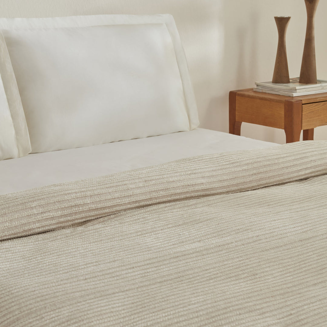 Karaca Home Sion Dobbelttæppe – Ekru - Løven Home