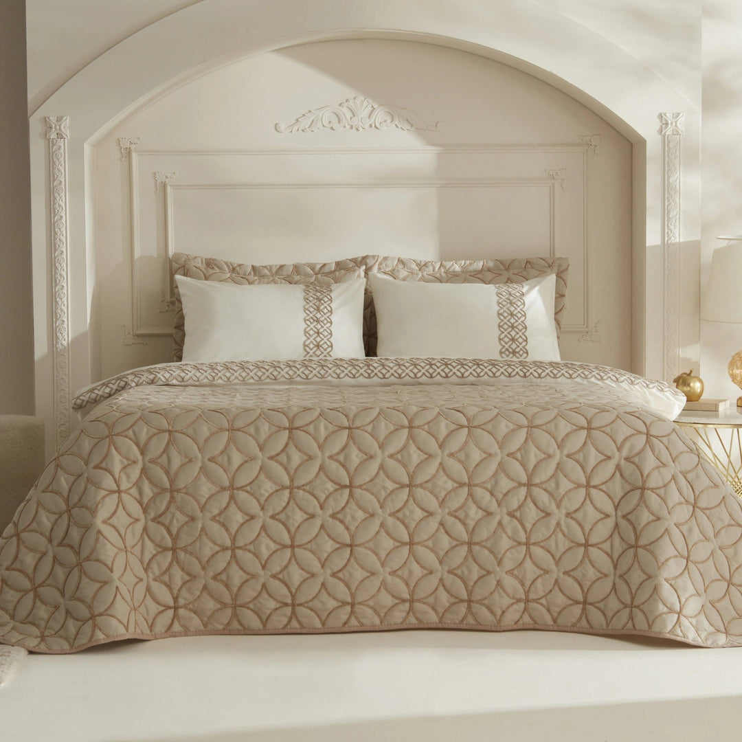 Karaca Home Spica Dobbeltseng - duet­sæt – Beige - Løven Home