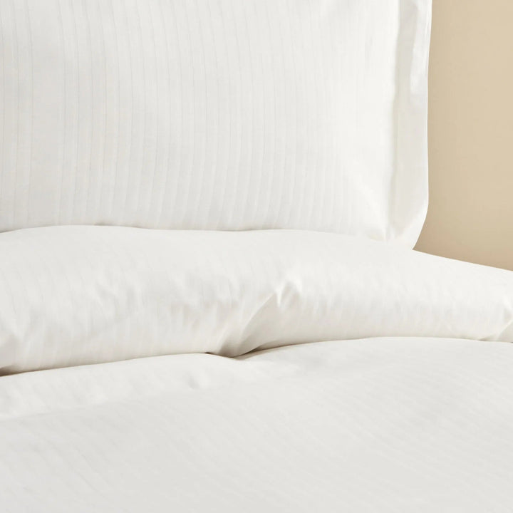 Karaca Home Uniq – Dobbeltseng Sengetøjssæt 200x220 cm | 100% Bomuldssatin | Hvid - Løven Home