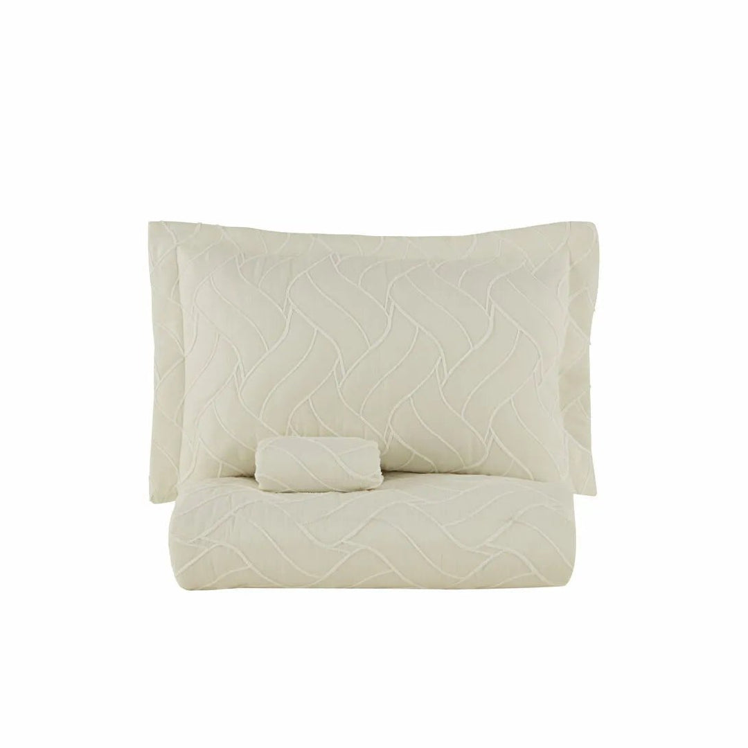 Karaca Home Vega – Dobbeltseng Sengetæppe 240x260 cm - Hvid - Løven Home