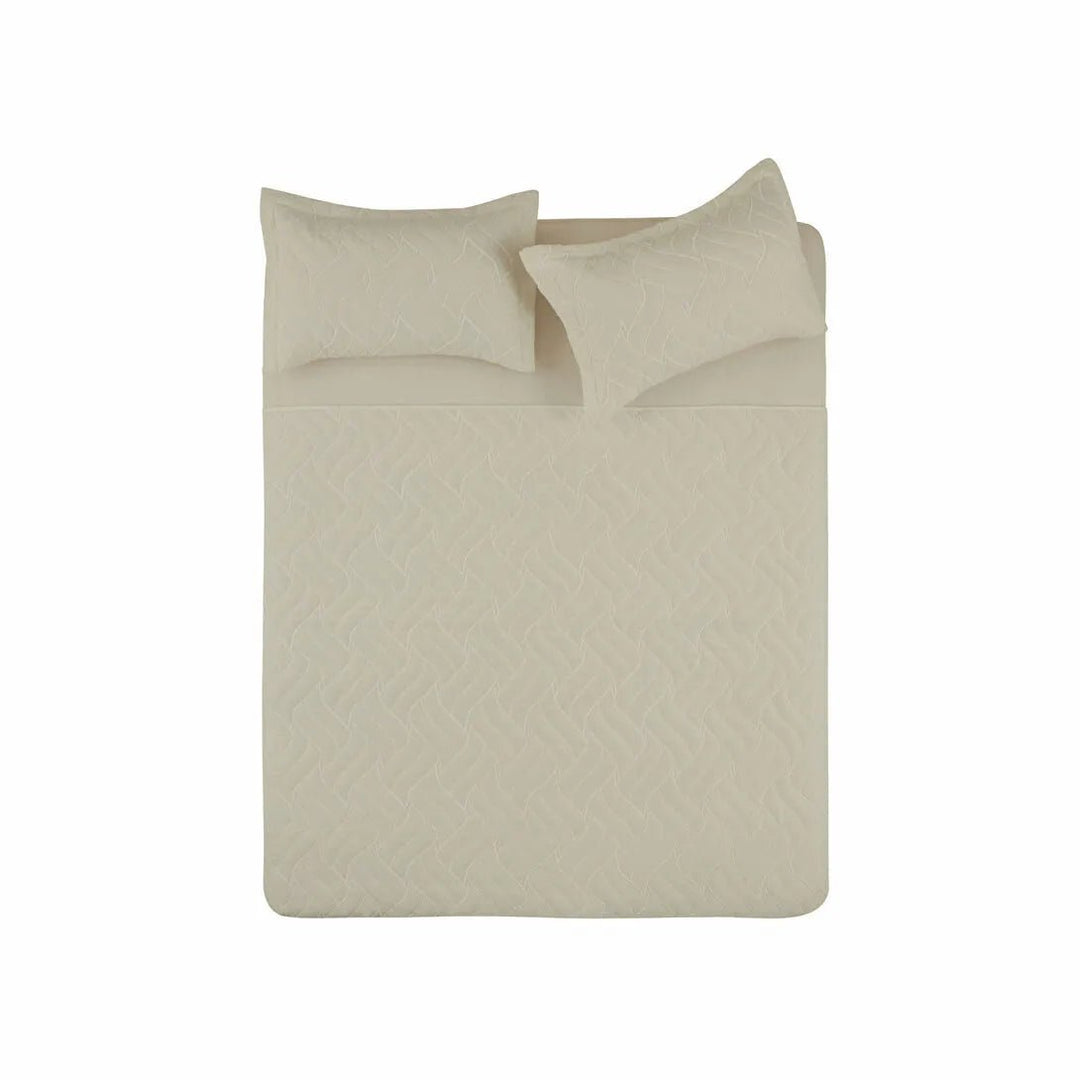 Karaca Home Vega – Dobbeltseng Sengetæppe 240x260 cm - Hvid - Løven Home