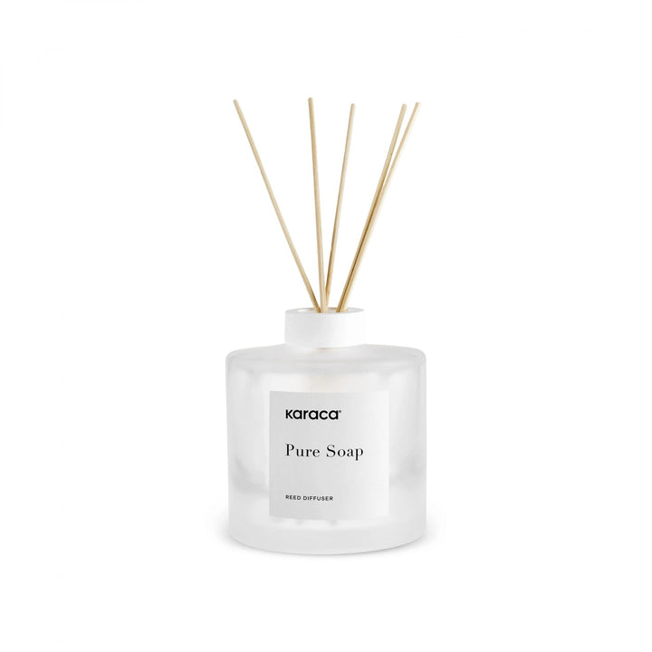 Karaca Home White Clean Pure Soap Duftspreder m/Duftpinde - 500 ml - Løven Home