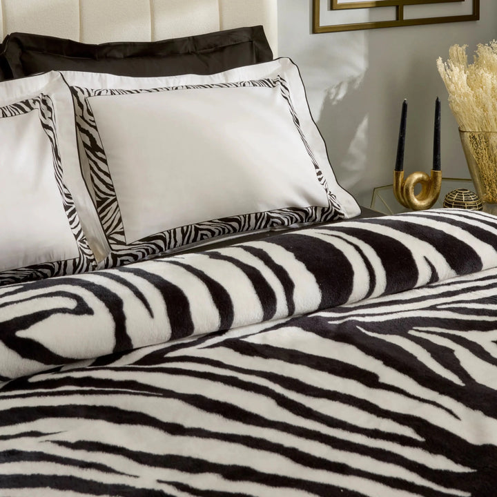 Karaca Home Zylara dobbeltsengs Nish - sæt – Sort - Løven Home