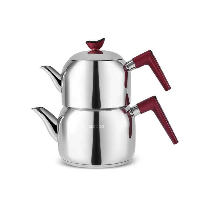 Karaca Induktion Maçka Midi Tekandesæt - 3,3 Liter - Rød - Løven Home