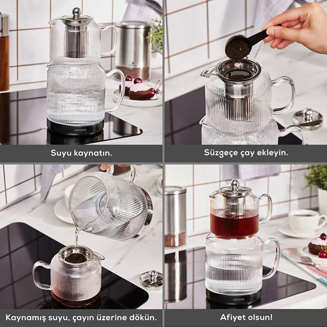 Karaca Kelly Glas Tekande – 2100 ML - Løven Home
