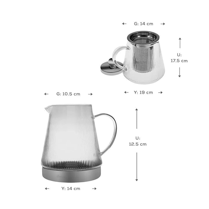 Karaca Keops Glas Tekande – 1900 ML - Løven Home