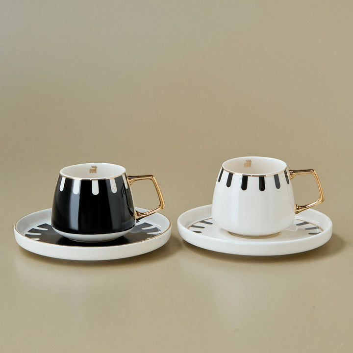 Karaca - Kore Kaffekopsæt - 2 personer | 100 ml - Løven Home