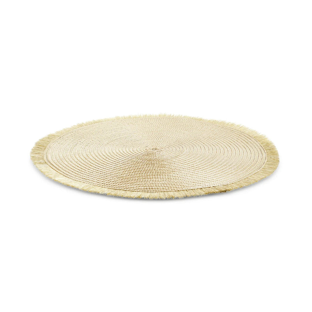 Karaca Kristina 2 dele Amerikansk dækkerserviet – Gold, 38 cm - Løven Home