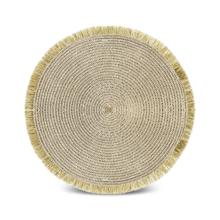 Karaca Kristina 2 dele Amerikansk dækkerserviet – Gold, 38 cm - Løven Home