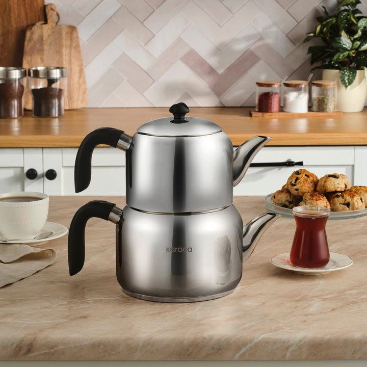 Karaca Laris Maxi Induktions Tekandesæt – Sort - Løven Home