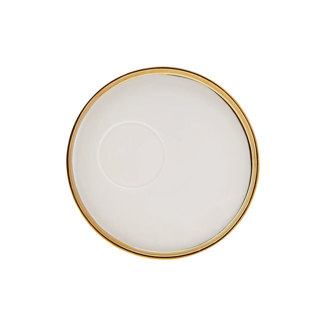 KARACA LEVIN ESPRESSOKOPPER TIL 2 PERSONER (100 ml.) | HVID/GULD - Løven Home