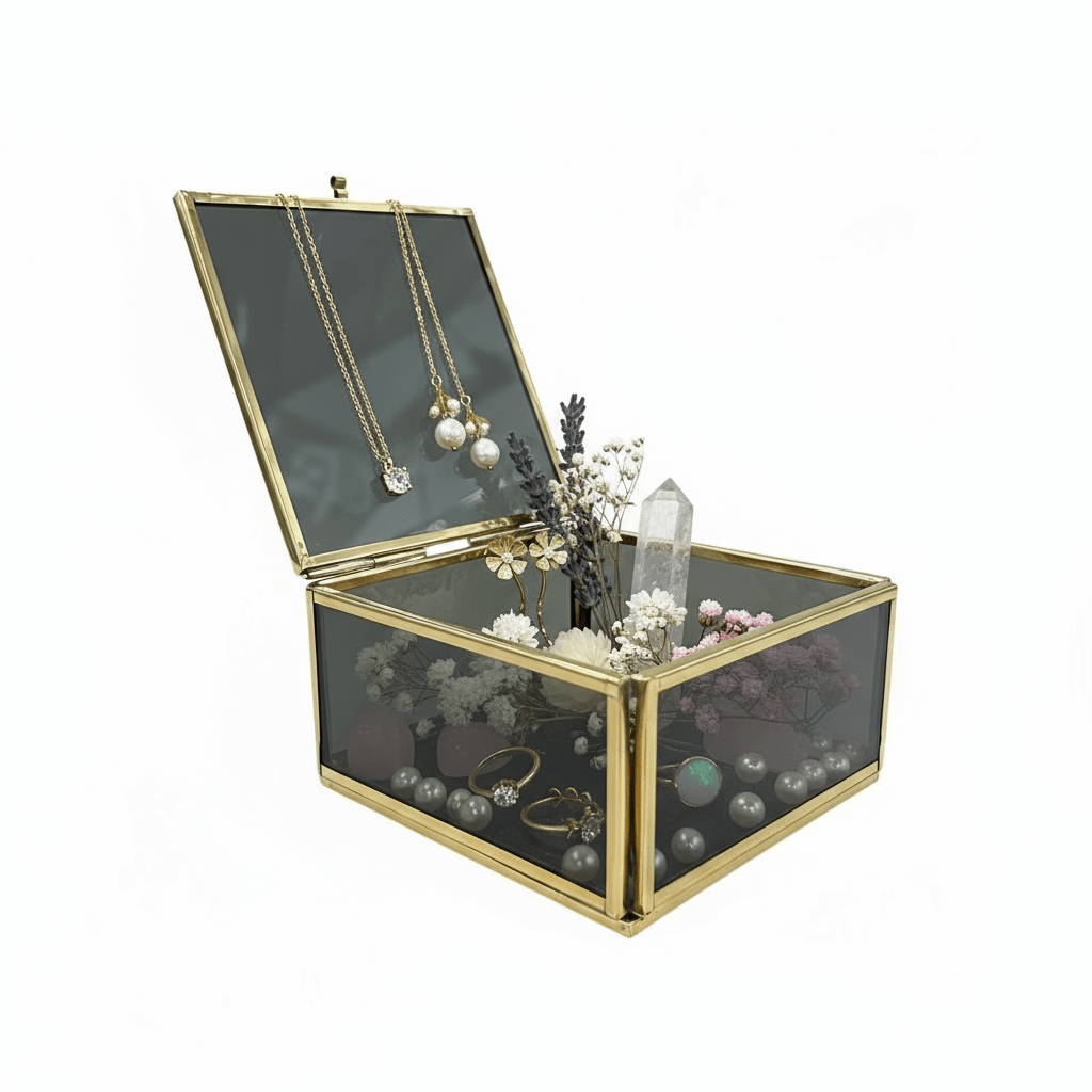 Karaca Line Kutu Kvadratisk Glasboks | 6x10x10 cm - Løven Home