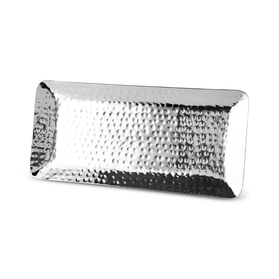 Karaca Loren - Dekorativ Bakke – 33 × 15 cm | Sølv - Løven Home