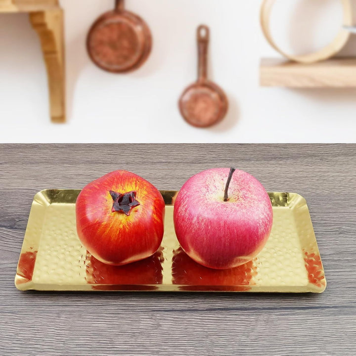 Karaca Loren Dekorativ Guld Bakke – 25 x 12 cm - Løven Home