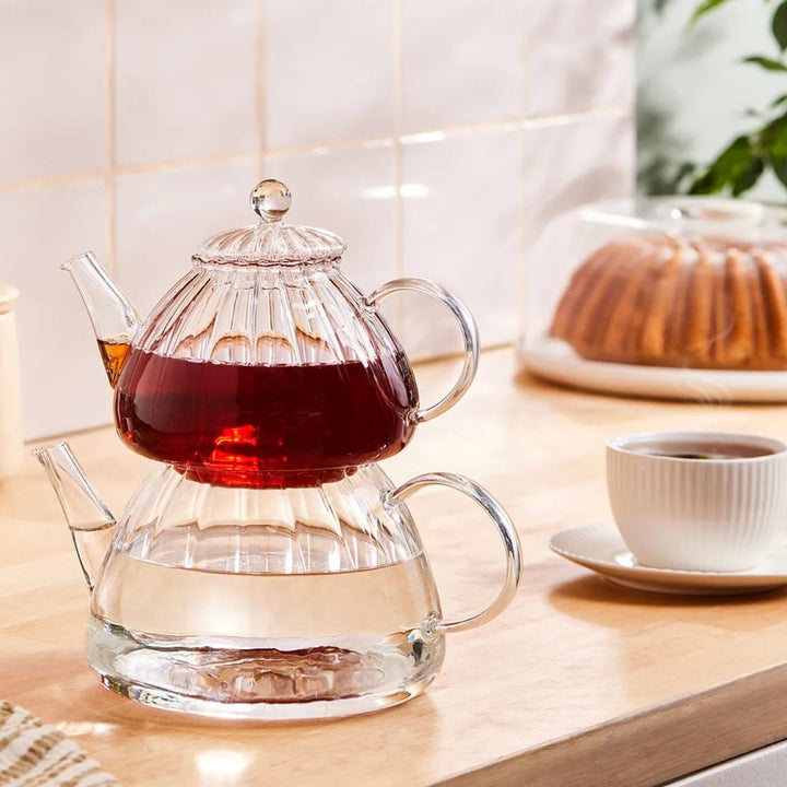 Karaca Lori Tekandesæt i Borosilikat Glas - Løven Home