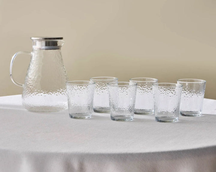 Karaca Luminous 7 - dele glassæt – Transparent - Løven Home